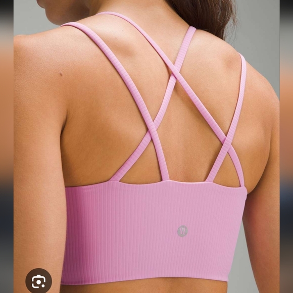 Lululemon Like a Cloud High-Neck Longline Ribbed Bra *Light Support Sz Small - Picture 1 of 7